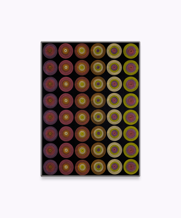 Circulos concêntricos degradê de vermelhos - Image 3